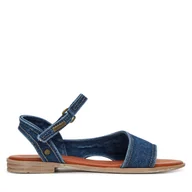 Sandały damskie - Sandały Mustang 1388-807-841 Granatowy - miniaturka - grafika 1