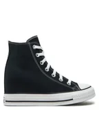 Trampki damskie - Converse Trampki Chuck Taylor All Star Wedge Platform A11909C Czarny - miniaturka - grafika 1