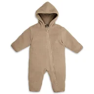 Dresy i komplety dla chłopców - Lodger Kombinezon zimowy beżowy Teddy Fleece Beige rozm. 74 - ubranko - miniaturka - grafika 1