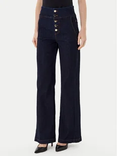 Rinascimento Jeansy CFC0124932003 Granatowy Wide Leg - Spodnie damskie - miniaturka - grafika 1