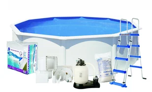 Basen ogrodowy stalowy Atlantis 350x132cm GRE - Baseny ogrodowe - miniaturka - grafika 1