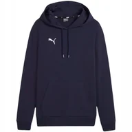 Bluzy damskie - Bluza Damska Puma Team Goal Casuals Hoody Granatowa 658621 06 S - miniaturka - grafika 1