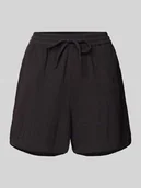 Spodenki damskie - Szorty o kroju regular fit z czystej bawełny - miniaturka - grafika 1