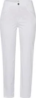 Spodnie damskie - BRAX Damskie spodnie Style Caro S Ultralight Five Pocket Grey, 36 l, biały, 27W / 34L - miniaturka - grafika 1