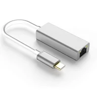 Adaptery i przejściówki - Adapter USB-C na gniazdo RJ45 SPU-A04 srebrny - miniaturka - grafika 1