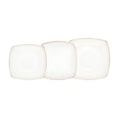 Serwisy obiadowe - Altom MARIAPAULA MODERNA KWADRATOWA GOLD ZESTAW OBIADOWY 6/18 5907508131630 - miniaturka - grafika 1