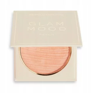 REVOLUTION pro PRO Glam Mood Puder Prasowany Peach RPRO-2182 - Pudry do twarzy - miniaturka - grafika 1