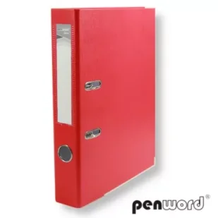 Penword Segregator A4 z okuciem 5 cm czerwony - Segregatory - miniaturka - grafika 1