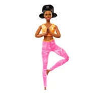 Lalki dla dziewczynek - Barbie, Made to Move, lalka brunetka - miniaturka - grafika 1