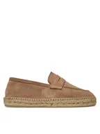 Espadryle męskie - Manebi Espadryle W 1.9 L0 Brązowy - miniaturka - grafika 1