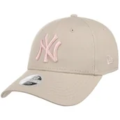 Czapki i chusty sportowe męskie - Czapka 9Forty Properties Uni Yankees by New Era, beżowy, One Size - miniaturka - grafika 1