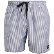 Kąpielówki męskie - Spodenki kąpielowe męskie adidas Stripey Classics szare IL4020 M - miniaturka - grafika 1