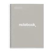 Notesy i bloczki - MAUL A466282 notatnik A4 80 ark. Szary - miniaturka - grafika 1