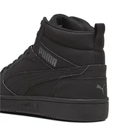 Trampki męskie - Puma Rebound v6 Buck, Trampki męskie, Black-Shadow Gray, 40 EU, Puma Czarny Cień Szary, 40 EU - miniaturka - grafika 1