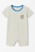 Body dla niemowląt - PIŻAMA BODY RAMPER DZIECIĘCE DLA NIEMOWLĄT Z LWEM ROZMIAR 56 1-2 MIESIĄCE - miniaturka - grafika 1