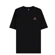 Gadżety dla graczy - Koszulka DIFUZED PlayStation Back Console Loose Fit (rozmiar L) - miniaturka - grafika 1