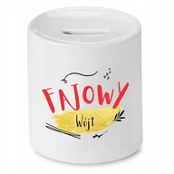 Skarbonki - Skarbonka Dla Chemika na Urodziny na Prezent z Nadrukiem ze Zdjęciem + Opakowanie na prezent (wzór 03) - miniaturka - grafika 1