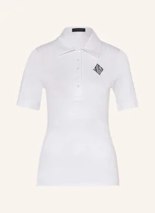 Lacoste Koszulka Polo Z Piki weiss - LACOSTE - Koszulki i topy damskie - miniaturka - grafika 1