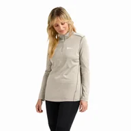Koszulki sportowe damskie - Damska koszulka termoaktywna z długim rękawem Jack Wolfskin SKY THERMAL HZ W pale sand - XS - miniaturka - grafika 1