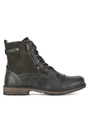 Botki męskie - Mustang Trzewiki 4157-503 BIG2 Szary - miniaturka - grafika 1