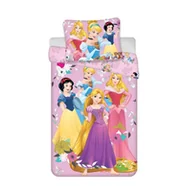 Pościel dla dzieci - Pościel 140x200 Księżniczki Princess różowa poszewka 50x70 - miniaturka - grafika 1