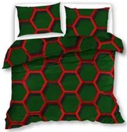 Pościel - Pościel Z Mikrofibry 200X220 Heksagon 18343 - miniaturka - grafika 1