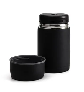 Pojemnik próżniowy 800 ml Termo, czarny - Pojemniki kuchenne - miniaturka - grafika 1