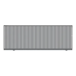 Brama przesuwna Alia antracyt struktura 400 x 150 cm bez przeciwwagi lewa - Ogrodzenia - miniaturka - grafika 1