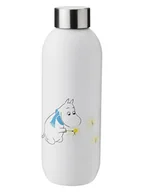 Sztućce dla dzieci - Stelton Butelka termiczna "Keep Cool" w kolorze białym - 750 ml - miniaturka - grafika 1