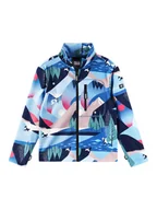 Odzież trekkingowa dziecięca - Reima Polar Lisisti 5200355C Granatowy Regular Fit - miniaturka - grafika 1