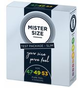 Prezerwatywy - Zestaw 3 prezerwatyw o różnej średnicy Mister.Size Testbox 47-49-53 3 szt. - miniaturka - grafika 1
