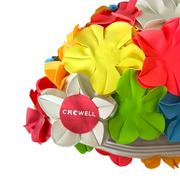 Materace dmuchane i koła do pływania - Czepek pływacki Crowell Kwiaty Flower kolorowy kol.6 Lumarko! - miniaturka - grafika 1