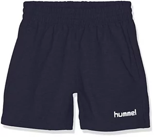 Odzież sportowa dziecięca - Hummel dziecięce szorty hmlGO Kids COTTON BERMUDA, niebieski, 152 - grafika 1