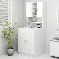 Szafki łazienkowe - vidaXL Szafka na pralkę biała 70,5x25,5x90 cm 808386 - miniaturka - grafika 1