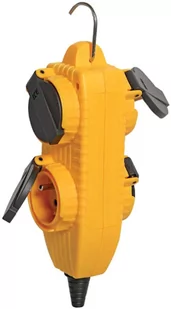 Brennenstuhl Rozgałęźnik Powerblock 4 gniazda wtykowe 230V/16A IP44 1081071 Bren - Przedłużacze i rozgałęźniki - miniaturka - grafika 1
