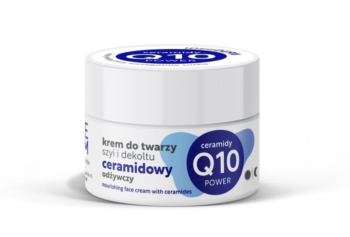 IDEE DERM Odżywczy krem do twarzy, szyi i dekoltu ceramidowy, 50ml