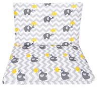 Pościel dla dzieci - POŚCIEL 120x90 DO ŁÓŻECZKA 120x60 POSZEWKI Z WYPEŁNIENIEM - Słoń z parasolką - miniaturka - grafika 1