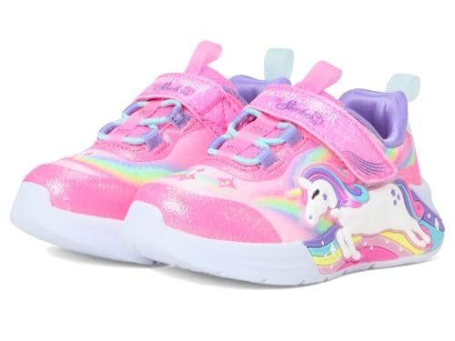 Skechers Jednorożec Chaser, Trampki dziewczęce, Różowy, 23 EU