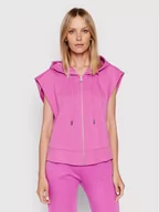 Bluzy damskie - Benetton United Colors Of Bluza 3NKND5004 Różowy Regular Fit - miniaturka - grafika 1