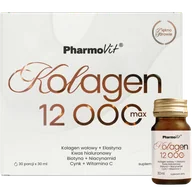 Włosy, skóra, paznokcie - PharmoVit Kolagen 12000 Max, 30 ml x 30 butelek - miniaturka - grafika 1