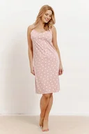 Bielizna nocna - TARO KOSZULA DAMSKA KAREN 3420 S RÓŻOWY - miniaturka - grafika 1