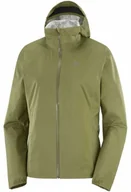Kurtki i kamizelki sportowe damskie - Salomon Kurtka Salomon Lightning WP W Martini Olive C14807 - miniaturka - grafika 1