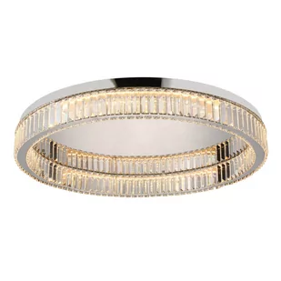 Plafon kryształowy SPARK AZ5787 Azzardo LED 72W 3000K ściemnialny chrom - Lampy sufitowe - miniaturka - grafika 1