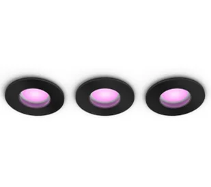Philips Hue White and Color Ambiance Xamento 3szt. Czarny - Systemy inteligentnych domów - miniaturka - grafika 1