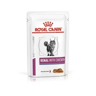 Mokra karma dla kotów - Royal Canin Veterinary Feline Renal w sosie - Kurczak, 24 x 85 g - miniaturka - grafika 1