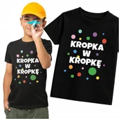 Moda i Uroda OUTLET - KOSZULKA DZIEŃ KROPKI DO SZKOŁY PRZEDSZKOLA DLA DZIEWCZYNKI LUB CHŁOPCA - miniaturka - grafika 1