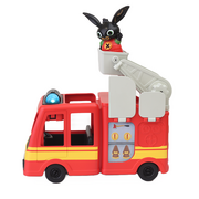 Maskotki i pluszaki - Wóz strażacki Binga - świeci i wydaje dźwięki, 24 x 11 x 20 cm - miniaturka - grafika 1