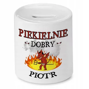 Skarbonka Dla Piotra na Urodziny Imieniny Prezent z Nadrukiem ze Zdjęciem - Skarbonki - miniaturka - grafika 1