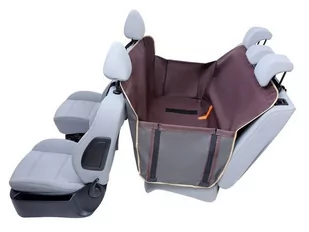 Kardiff Kardimata Anti Slip z bokami 123x154 brązowa - mata samochodowa na tylne fotele - Sprzęt podróżny i transportery dla psów - miniaturka - grafika 1