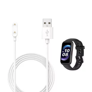 ładowarka kabel do Huawei Watch FIT / FIT 2 / BAND 6 / BAND 7 / BAND 8 biała - Akcesoria do smartwatchy - miniaturka - grafika 1